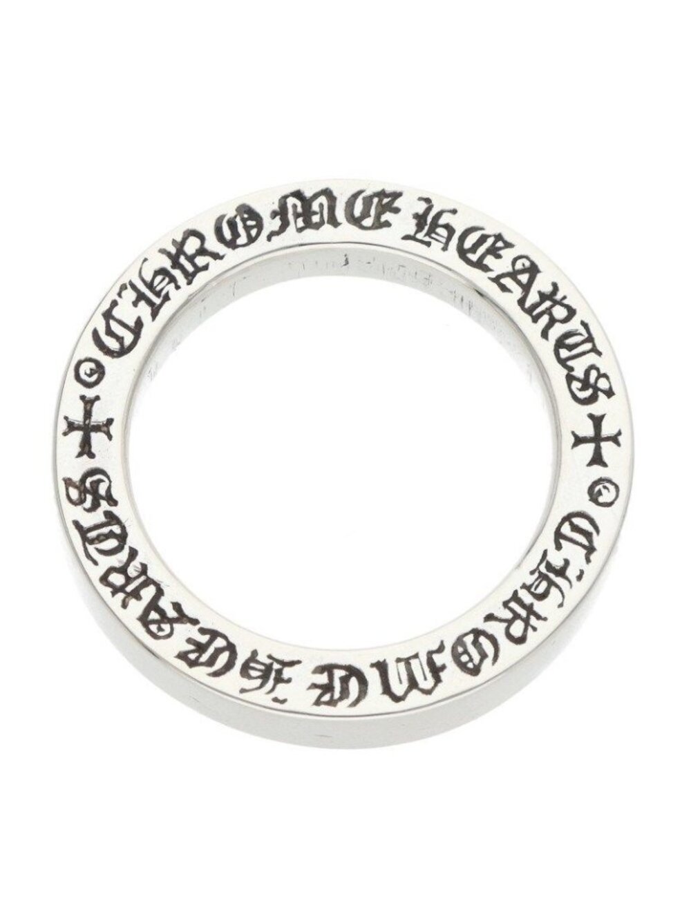 Chrome Hearts Spacer Pln Plain Silver Ring